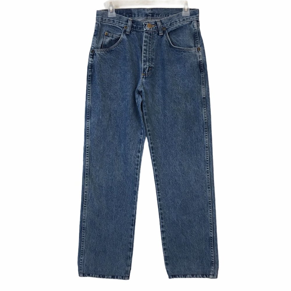 Wrangler Women's Straight Leg Jeans Blue Denim